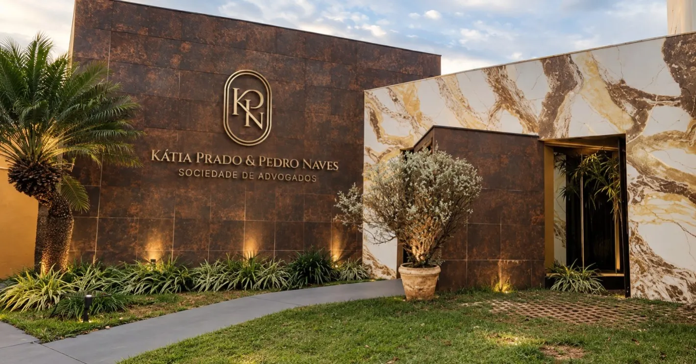 Fachada do escritório Kátia Prado & Pedro Naves, em Jataí